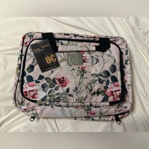 Bang & Carsen Floral Travel Organizer Bag - Pink Rose Print